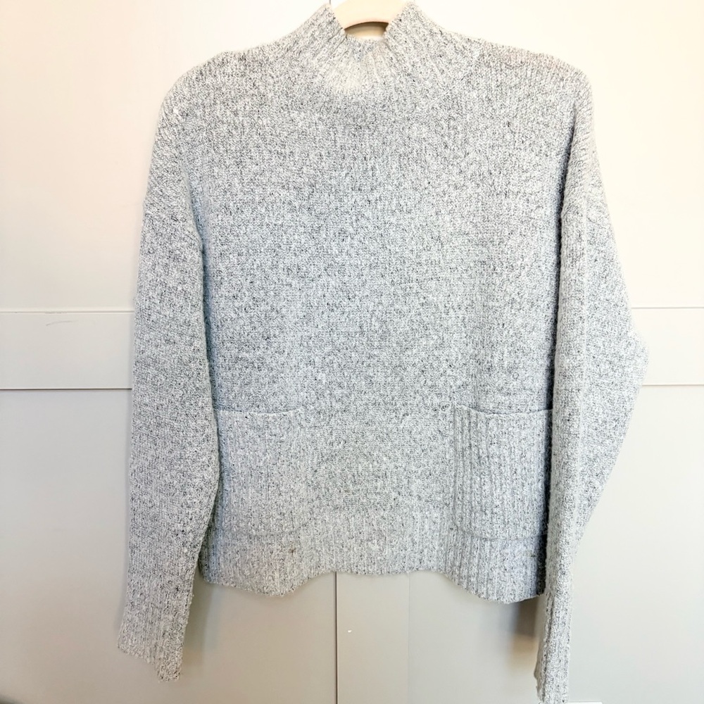 Cozy Gray Knit Sweater